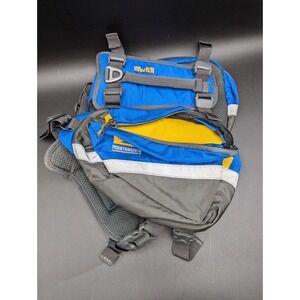 Mountainsmith K9 Size Small Dog Backpack Harness Blue Saddle Bags Very Clean